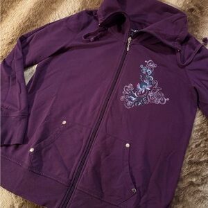 Fashion Bug Rich Purple Zip-Up Jacket